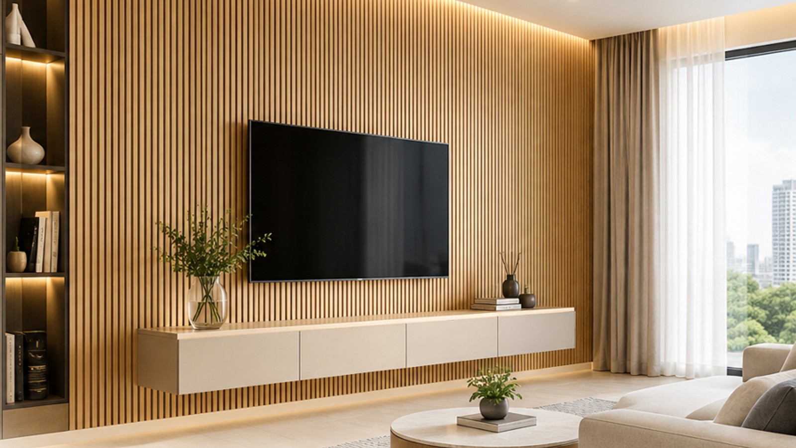 Homy Slim Fluted Panel